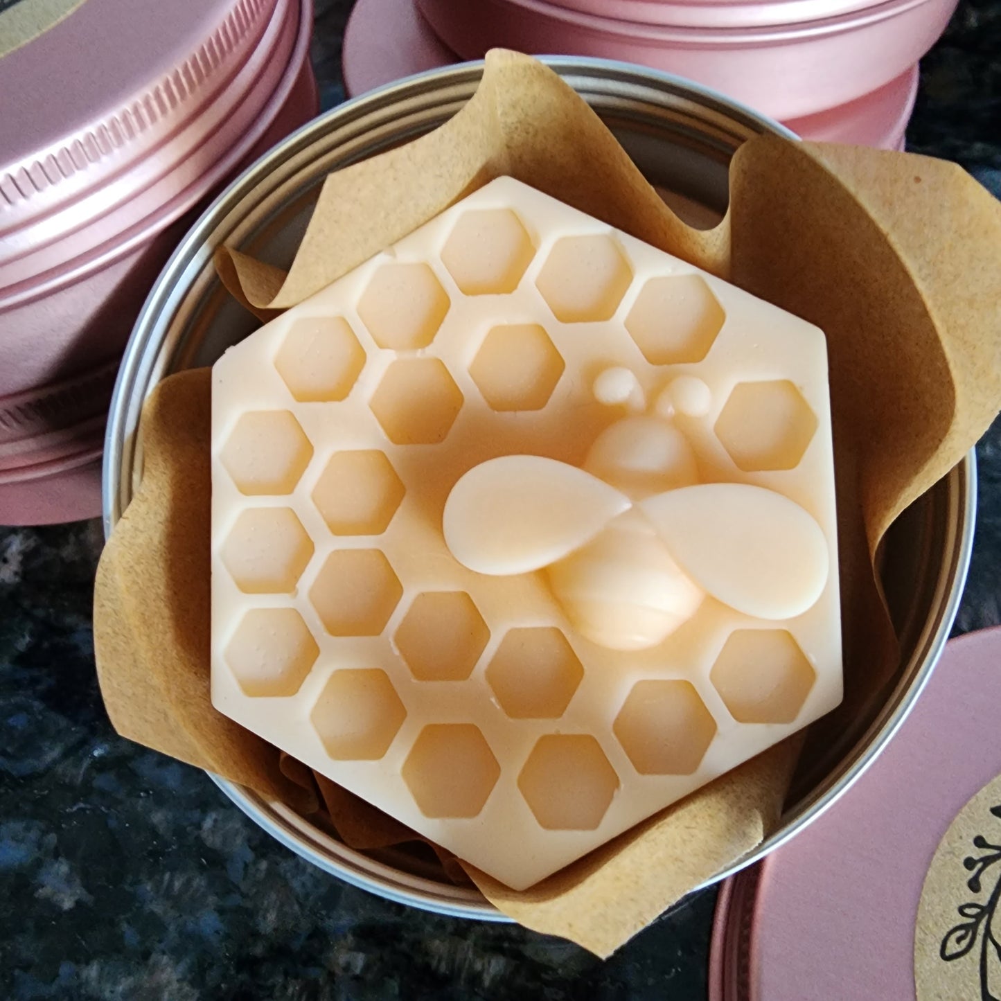 Orange Cream Solid Lotion Bar